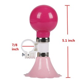 Nova Tree Kids Bike Horn Children Bicycle Bell for Girls or Boys (Pink)