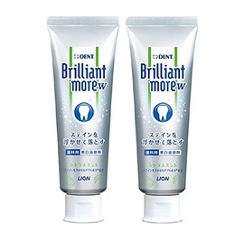 Lion Dental Material Brilliant More Double Citrus Mint [Brilliant More W] 2 Pieces Dental Exclusive Whitening