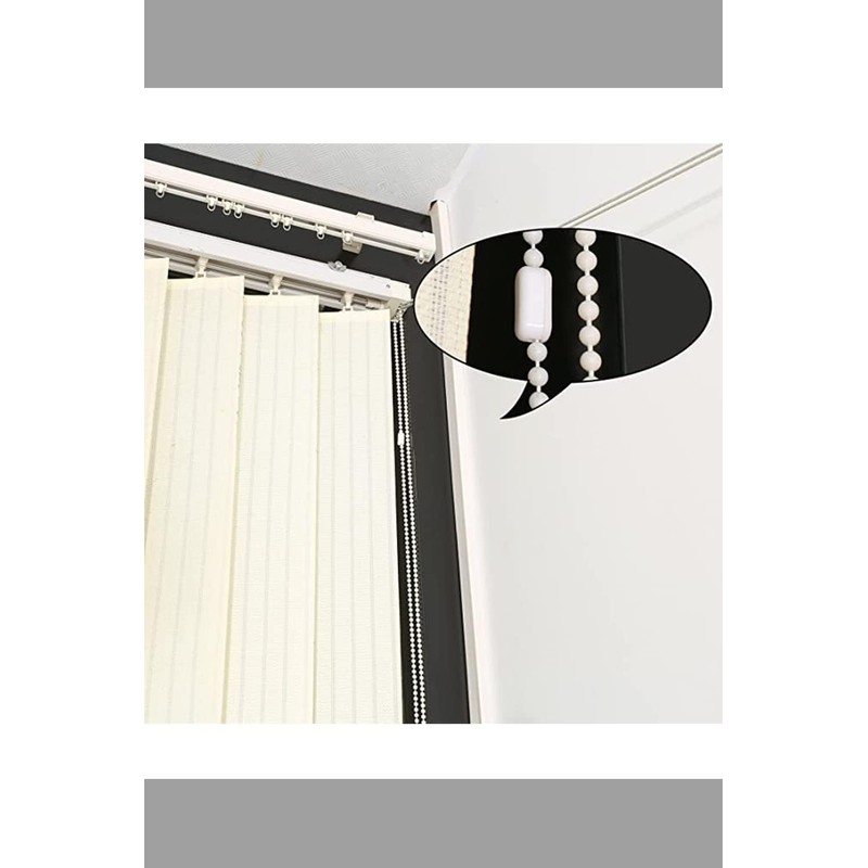 YFFSFDC 10pcs Ball Chain Connector Plastic Chain Curtain Accessories Crimp