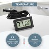 Thlevel 3PCS Digital Thermometer Hygrometer Mini Probe Thermometers Temperature Humidity