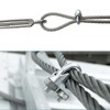 MENTBERY Wire Rope Clamp, 20PCS 1/8 Inches M3 Cable Clamps,