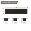 Modern Table Runner, Table Runner, Waterproof Table Runner, Runner Table,