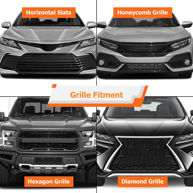 WeiSen Front Grille License Plate Holder Mount Bracket Kit Adjustable