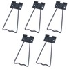 MY MIRONEY 5-Pack Easel Back Black Photo Frame Easel Back