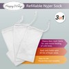 Happy Wings Refillable Nyjer Thistle Sock Feeder, 3 Socks- Easy-Fill,