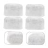 MAGICLULU 6pcs Activated Carbon Filter Supplies White Water Filter Bag