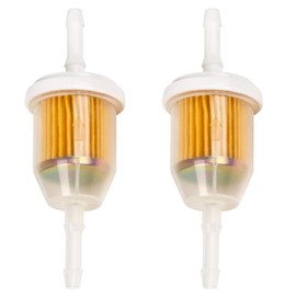 AM116304 Fuel Filter 1/4" x 5/16" For Kohler Toro John Deere Gravely wheel Horse 25 050 08-s 25 050 03-s 25 050 22-s Lawn mower Tractor (2-Packs)