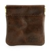 (EndMark) Genuine Leather Coin Case, Bag Type, Made in Japan,