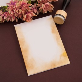 Ink Paints Mixing Blending Tool, Round Ink Mini Applicator Tools with 2 Handles and 4 Round Sponges for Drawing Distressing Blending