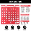 Thread Checker, Nut and Bolt Thread Checker, Bolt Size and