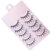 Poemtian 5Pairs False Eyelashes Japanese Style Thick Eyelash Extension Little
