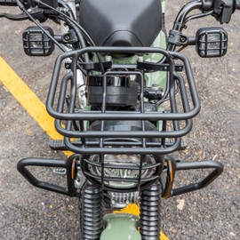 Motorcycle Front Luggage Rack Compatible with Honda Trail125 CT125 Huntercub125 2020 2021 2022 2023 2024 2025 Cargo Carrier Driver Bracket Holder Support Shelf