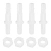 VGOL Plastic Pagoda Connector 6mm Straight Plug Plastic Barbed Wire
