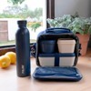 MILAN 0.25 Litre Round Hermetic Food Container with Blue Lid