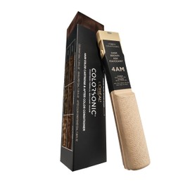 L'Oreal Paris Colorsonic Permanent Hair Dye Cartridge, Hair Color for Root Touch Up, Gray Coverage or All Over Color in just 5 Minutes, Coloring Device Sold Separately, 4AM Dark Mahogany Brown