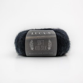 Soft Kid Mohair and Silk Yarn for Knitting, 75% Mohair 25% Silk Knitting & Crochet Lace Yarn, 25g 210m Fluffly Soft Yarn