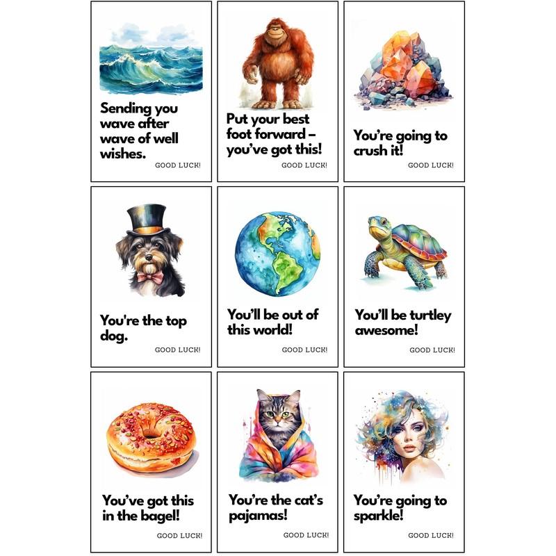 All My Good Luck Puns are Intended - 30 Different
