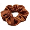 Mytoptrendz® Plain Satin Hair Scrunchies Ponytail Hair Tie Traceless Luxurious