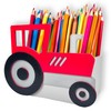 KAJAWIS Tractor Desk Organiser, 3D Pencil Holder, Car Pencil Case