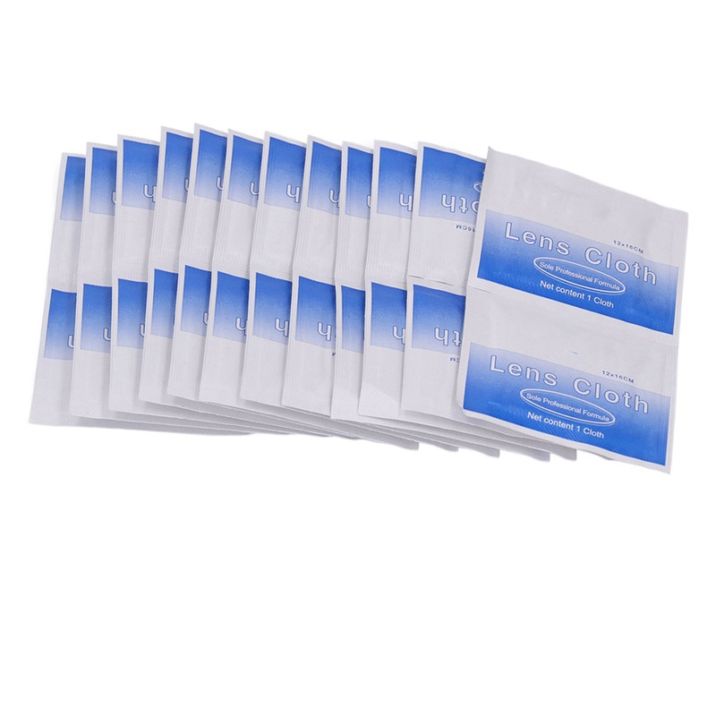 48pcs Lens Cleaning Wipes Disposable Screen Cleaning Papers for Eyeglasses