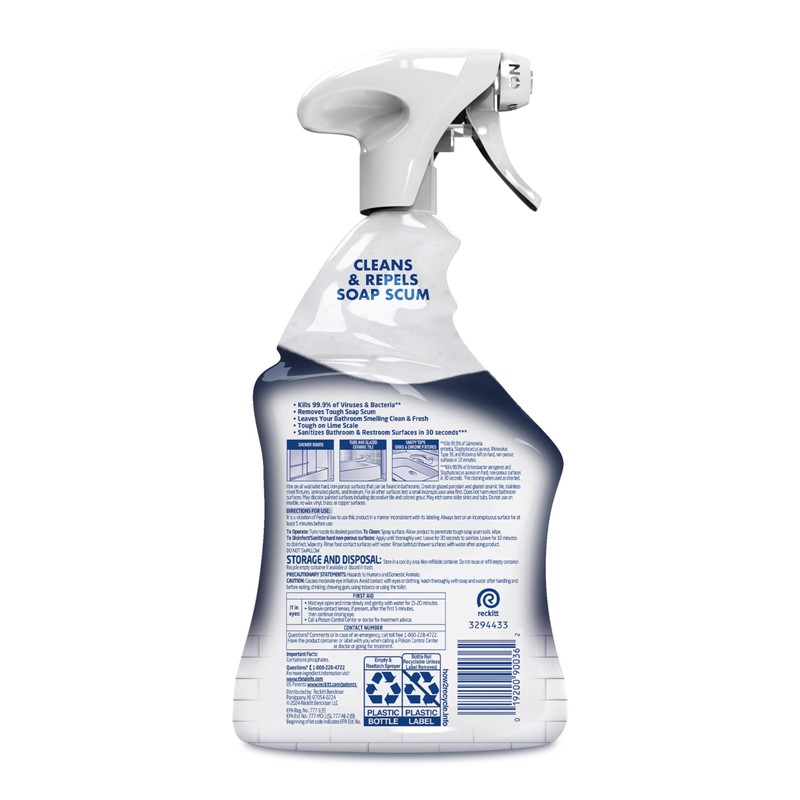 Lysol Power Foaming Bathroom Cleaner, Multipurpose Cleaner For Showers, Bathtubs,
