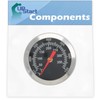 UpStart Components BBQ Grill Thermometer Heat Indicator Replacement Parts for