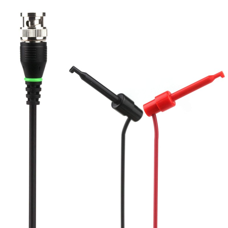 Aofan Oscilloscope Measuring Cable with Hook Clamps - BNC to