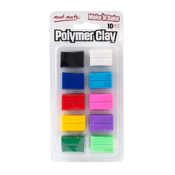 Mont Marte Polymer Clay Set (10 Colori)