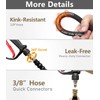 NAVOHEVEN 3/8" Pressure Washer Hose 50FT 4800 PSI, Kink Resistant