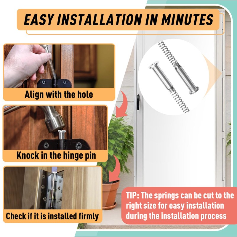 4PC K5131 Storm Door Hinge Pin Kit for Croft and