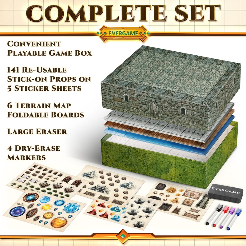 10 DND Game Mats and a lot More - Includes