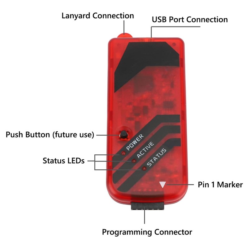Luatoxry PICkit 3 Programmer Seat, Multifunctional Programmer Emulator Controller with