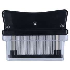 Meat Tenderizer Food Grade 48 Stainless Steel Needles Meat Cutter Hammer for Steak Pork Chop BeefBlack