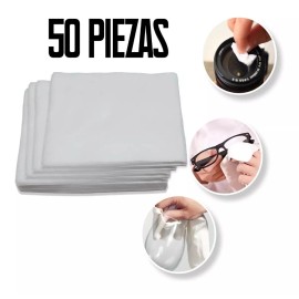 mdj 50 Paños Multiusos Para Gafas, Celulares, Cámaras Etc.