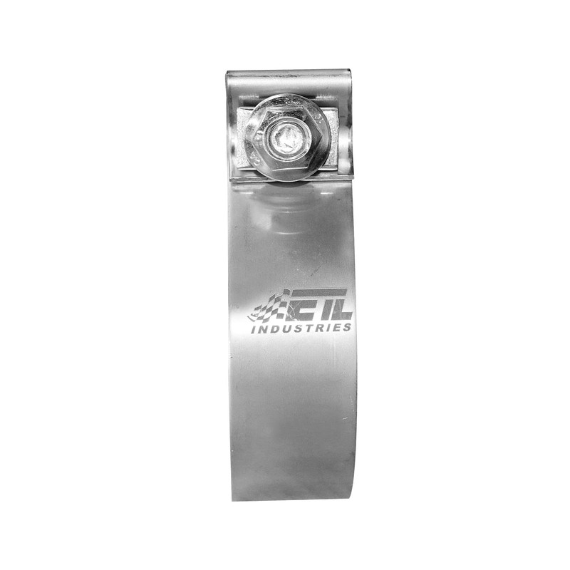 ETL INDUSTRIES 4 Inch Exhaust Clamp, Narrow Band 304 Stainless