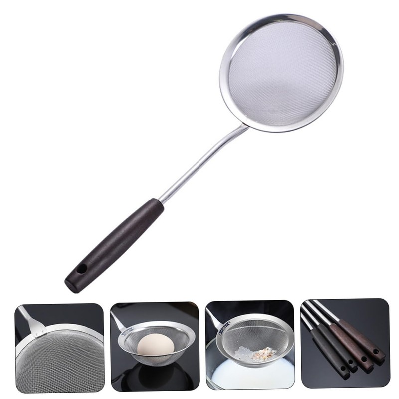 CIYODO Stainless Steel Strainer Spoon Kitchen Utensils Food Strainer Colander