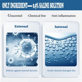 36ct- COCRAY Saline Wipes Relieve Allergy Individual packaging, Cleansing Wipes for Sensitive Skin Eye Lid & Nose