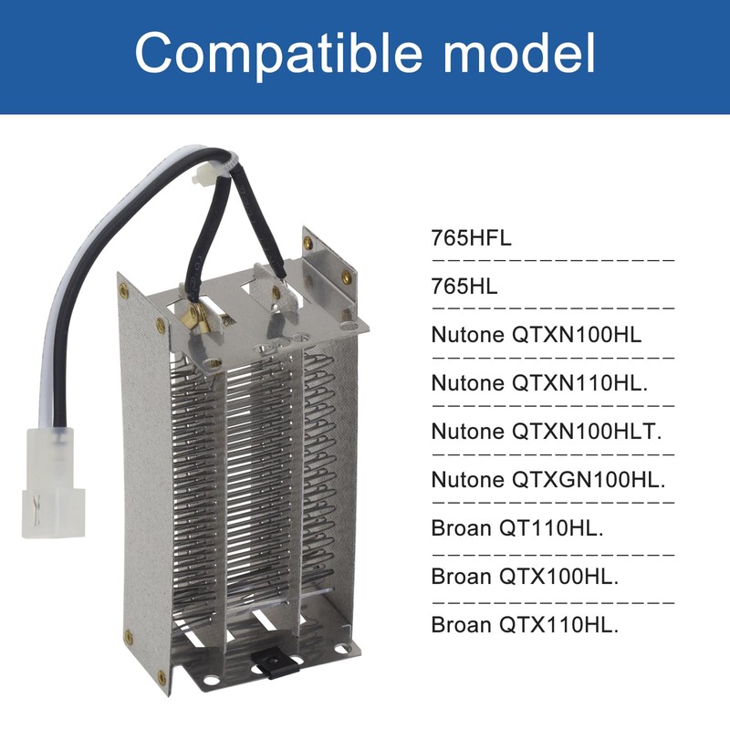 S97016565 Heating Element Compatible with Broan NuTone S97020888, 120V Heating