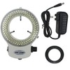 Generic LED-144W-ZK White Adjustable 144 LED Ring Light Illuminator for