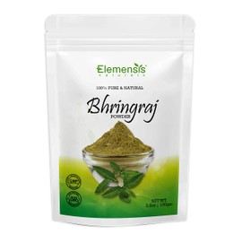 Elemensis Naturals Pure & Natural Bhringraj (Eclipta Alba) Powder for Skin, Hair & Internal Care, 100gm