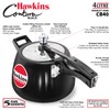 Hawkins 4 Litre Contura Black Pressure Cooker, Hard Anodised Inner