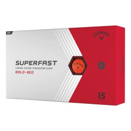 Pelotas Bolas De Golf Callaway 2022 Superfast Rojo