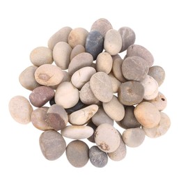 Liekadijiae Pack of 25 Large Stones for Painting, Decorative Gravel Pebbles, Gravel Decorative Stones Natural Stone, Beach Pebbles, Decorative Gravel River Pebbles Painting Stones, for Colourful