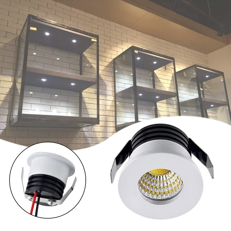 LED Recessed Ceiling Light, Mini 3W 30mm LED Downlight, 85-265V