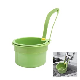 Sieb für Spülbecken,Abflusskorb Sieb für Spülbecken,3-in-1 Abflussfilter Organizer mit Snap-Verschluss, Küchen Siebkorb zum Hängen für Wasserhahn Waschbecken Gemüse Schmutz Reste