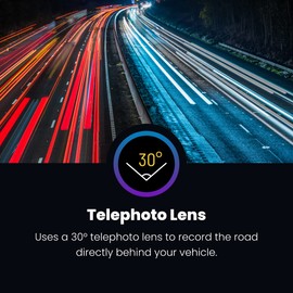 Nextbase Series 2 - Cámara de salpicadero adicional - Cámara de visión trasera, grabación de ventana trasera, compatible con modelos de cámara de salpicadero serie 2 322GW, 422GW, 522GW y 622GW