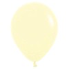 Betallic 11" Pastel Matte Yellow Latex Balloons 100 Count