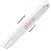 Savior 18 Inch Chainsaw Guide Bar and Chain Combo, 3/8"