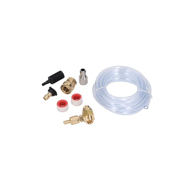 Chemical Injector, 5000PSI Brass Stainless Chemical Injector Kit Adjustable Downstream