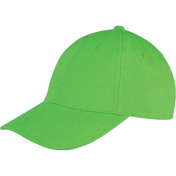 Result Rc81X Memphis 6 Panel Cap - Lime, One Size